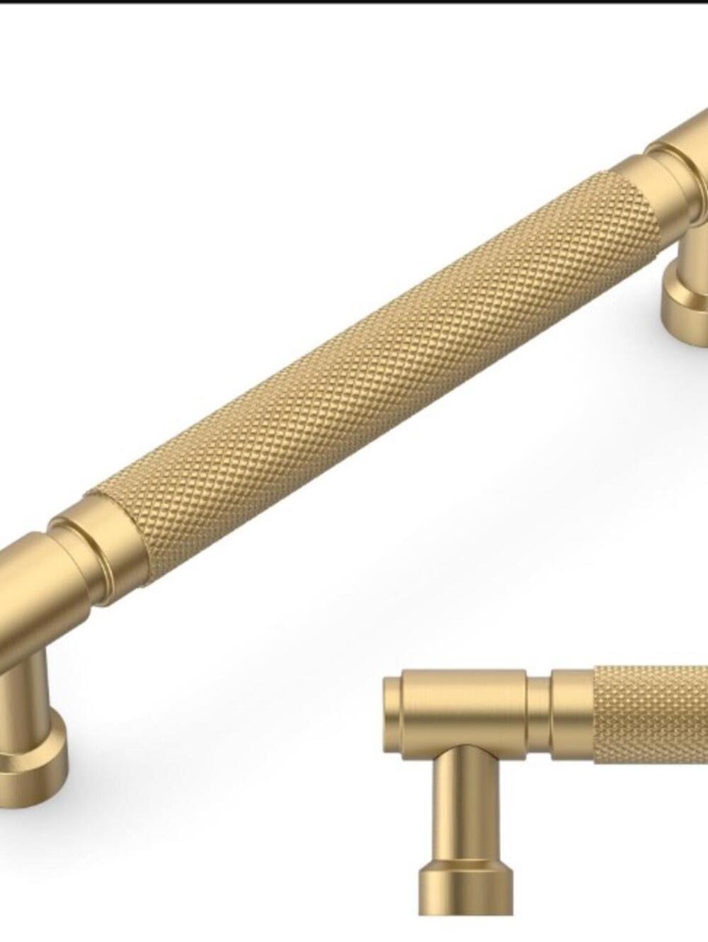 BRAND NEW: 10 Pk Cabinet Pulls-5" Cntr.- Champagne Bronze